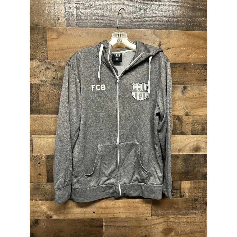 FC Barcelona Men's Zip Up Jacket Size Small